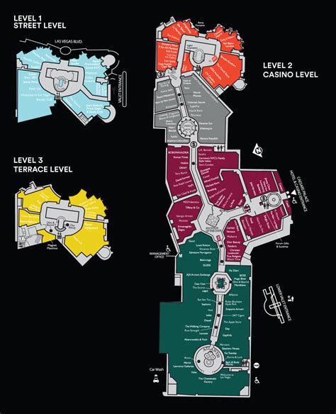 forum shops las vegas map.